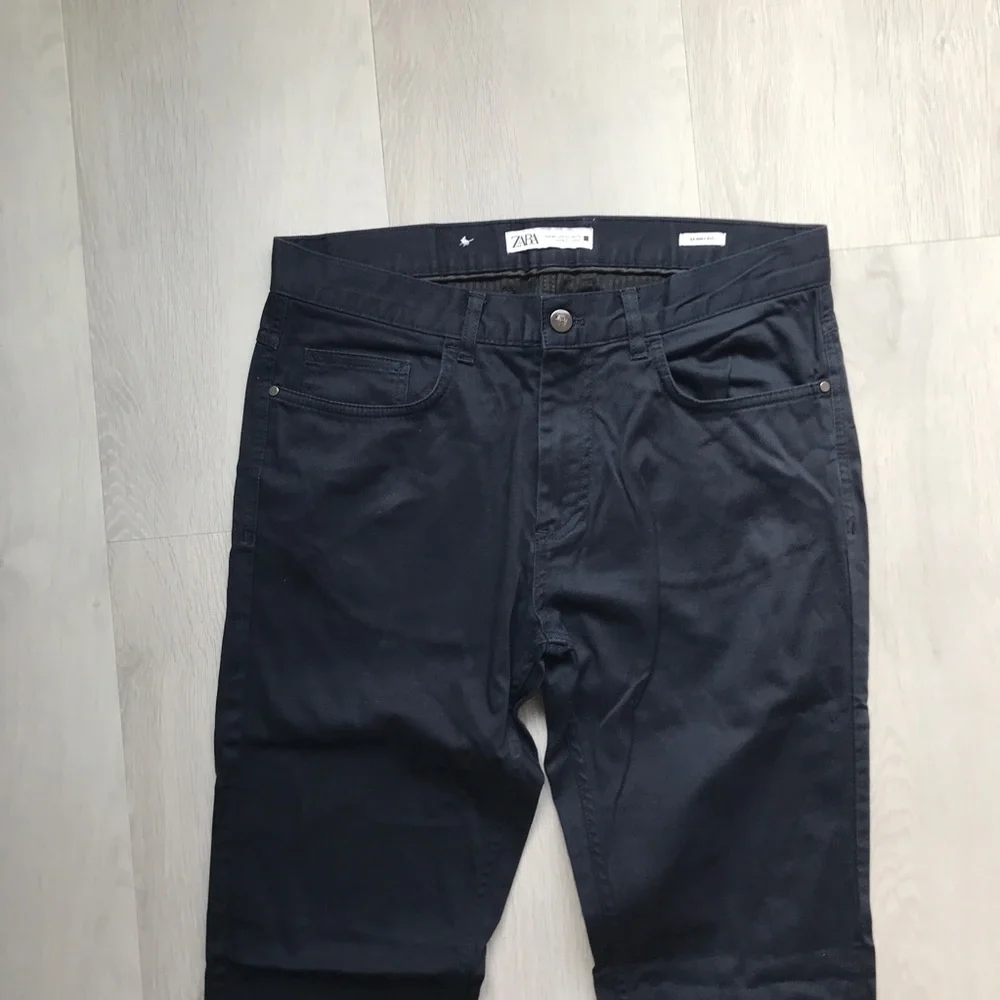 ZARA BLUE TWILL JEANS SLIM FIT FIVE POCKETS MENS 31